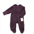 thumbnail image 2 of Hudson Baby Faux Shearling Bunting 1pk, Purple, 9-12 Months, 2 of 2