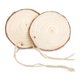thumbnail image 1 of Injueey 50 Uds. De discos redondos de sin terminar de pino Natural de 4-5cm, círculos, discos de troncos de corteza de árbol, manualidades DIY, Artesanía Injueey HA2347-00B, 1 of 1