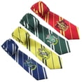 thumbnail image 3 of Corbata clásica de Harry Potter para adultos y niños, suministros de fiesta, regalo de cumpleaños y Halloween, estilo universitario, 4 piezas, 3 of 4