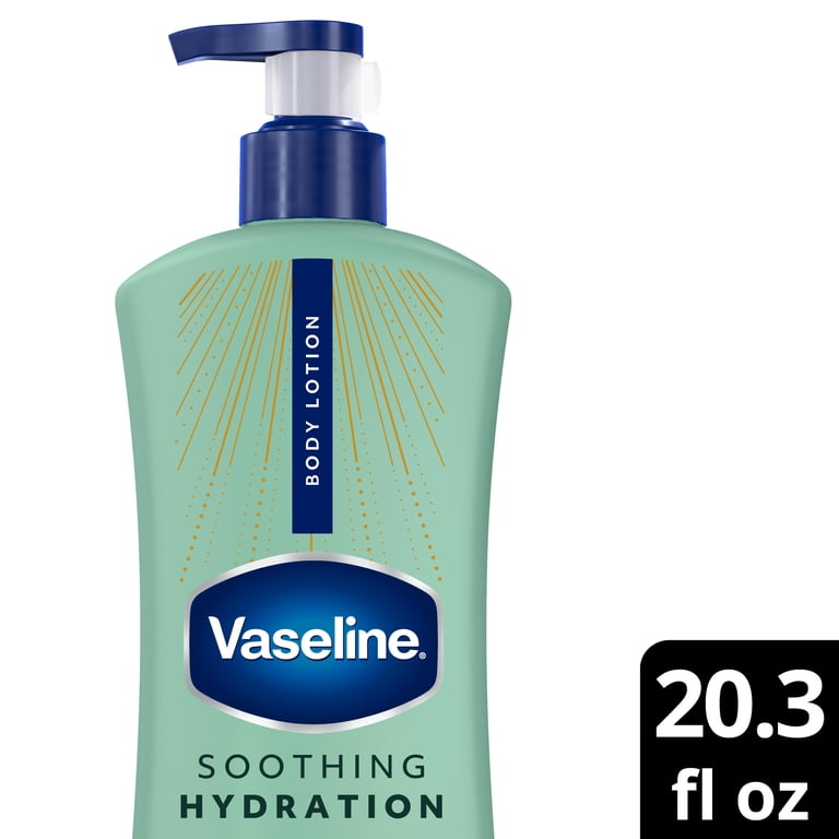 Vaseline Soothing Hydration Body Lotion for Dry Skin Soothing Hydration  with Ultra-Hydrating Lipids + 1% Aloe Vera Extract to Refresh Dehydrated  Skin ...