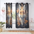 thumbnail image 4 of Window Curtain Panels Cotton Linen Decorative Curtains - SymmetricalColorfull Texture PatternWindow Shade Backdrops for Home Office Sunroom Country House, 4 of 5