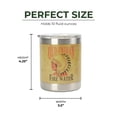 thumbnail image 7 of Rivers Edge Products 10 Oz Insulated Tumbler, Leak Proof Stainless Steel Tumbler With Lid, Spill Proof Tea, Wine, Cocktail, or Coffee Tumbler, To-Go Portable Travel Cup, Old Indian Fire Water, 7 of 7