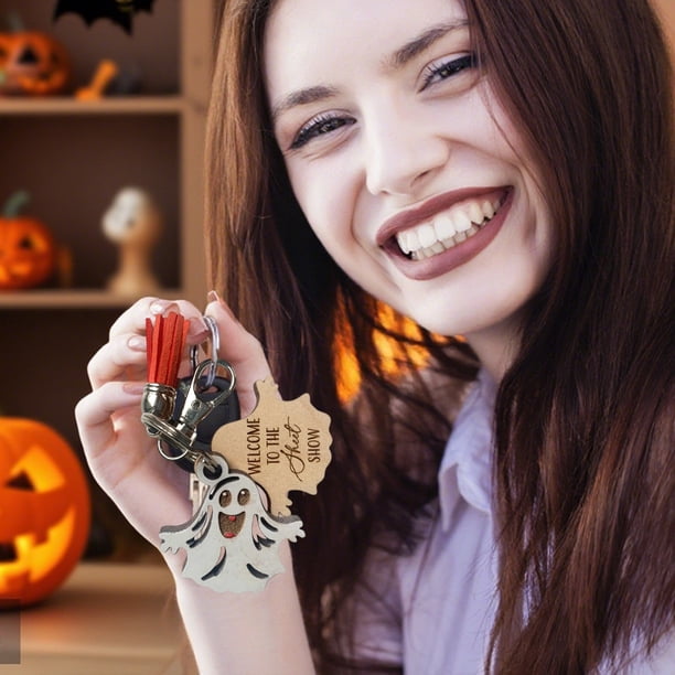 Halloween Pumpkin Keychain