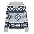 thumbnail image 6 of Aboser Ethnic Aztec Hoodies for Women Retro Geometric Graphic Sweatshirt with Pocket Western Tribal Hooded Shirts Loose Long Sleeve Hoodie, 6 of 7