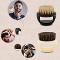 thumbnail image 6 of Cuteam Beard Brush,Portable Men Plastic Handle Face Hair Mustache Beard Shaving Brush Comb Tool, 6 of 6