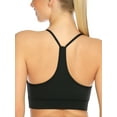 thumbnail image 5 of RELLECIGA Beach Yoga Women's V Neck Ruched Sports Bras Fitness Support Workout Bras, 5 of 5