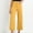 Yellow, variant on Dasayo Wide Leg Women's Pants High Waist Business Work Black Loose Elegant Casual Pants Jogger Pants for Women L