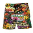 thumbnail image 2 of 2024 Tiki Moai Beach Shorts Swimsuit 3D Printed Casual Sports Shorts Men Oversized Quick Drying Male Clothing Pants Trunks, 2 of 5