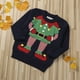 thumbnail image 2 of Suéter Para Niños, Bebés, Niñas, Niños, Navidad, Papá Noel, Suéter De Punto, Suéter, Tops, Azul Oscuro Odeerbi LM103-3072, 2 of 6