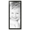 thumbnail image 2 of ArtToFrames 20" x 49" Honors Black with Silver Picture Frame, 20x49 inch Black Wood Poster Frame (WOM-5157),  Pack, 2 of 7
