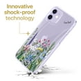 thumbnail image 3 of Case Yard iPhone-11 Case Clear Soft & Flexible TPU Ultra Low Profile Slim Fit Thin Shockproof Transparent Bumper Protective Cover Drop Protective Cell Phone Cases (Flower Bouquet), 3 of 8