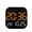 Orange-Red, variant on Multifunctional Digital Alarm Clock for Home & Office，Remote Control, 10 Manual Speed Settings, Concealed Stand, Large-screen Display, Timer Function.