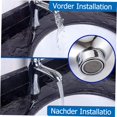 thumbnail image 4 of Aireadores de Grifo 1 Juego Coladores de Grifo Domésticos a Prueba de Salpicaduras Filtro de Agua Compatible Lavabo y Fregadero Instalación Agua, 4 of 4