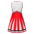 thumbnail image 5 of Outfits for Girls 2-Piece Cheerleading Performance Set Black Soft Breathable Lightweight Stretchy Casual Two Piece Outfit, 5 of 6