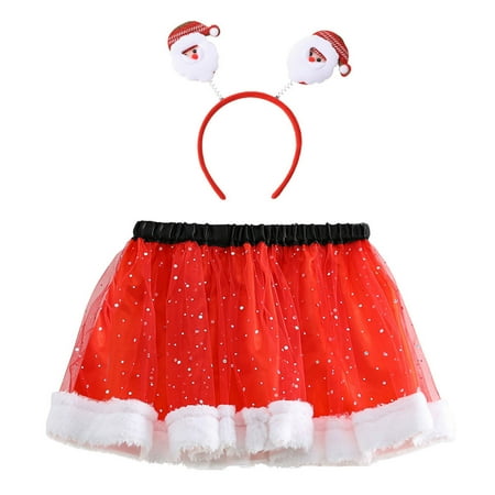 

OJinShaWanO Floral Dress With Sleeves Formal Kids Girls Christmas Dance Party Tulle Skirt Ballet Skirts Hairband Set Black Cotton Blend 6-8 Years