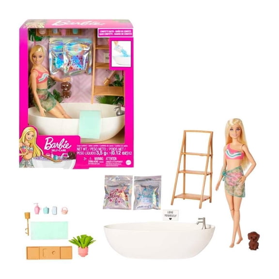 Set de Juego Barbie Fashion & Beauty Baño de Burbujas con Muñeca