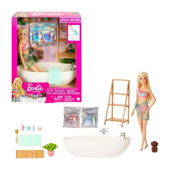 Set de Juego Barbie Fashion & Beauty Baño de Burbujas con Muñeca