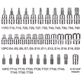 thumbnail image 2 of Juego De Dados Y Puntas 3/8 Torx, 34 Pz, Hembra Y Macho, 2 of 4