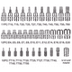 thumbnail image 2 of Juego De Dados Y Puntas 3/8 Torx, 34 Pz, Hembra Y Macho, 2 of 4