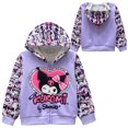 thumbnail image 2 of Teens Girls Cute Kuromi Zip Up Hoodie Jacket Long Sleeve Hoodies Sweatshirt with Pockets, 2 of 6