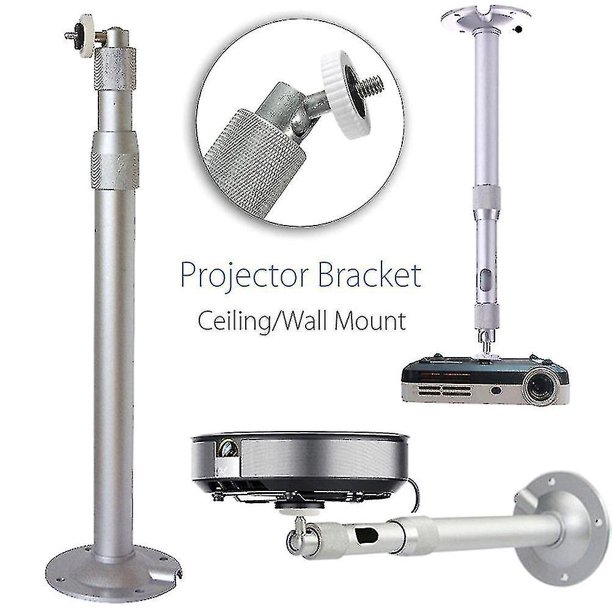Capacidad de aluminio del soporte 15kg del soporte de pared del techo del proyector universal de los 20-40cm