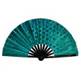 thumbnail image 4 of Ventilador de mano de mano plegable de 10 pulgadas Ventilador de baile de fiestas de fiesta Kung Fu de Kung Fu (F), 4 of 8