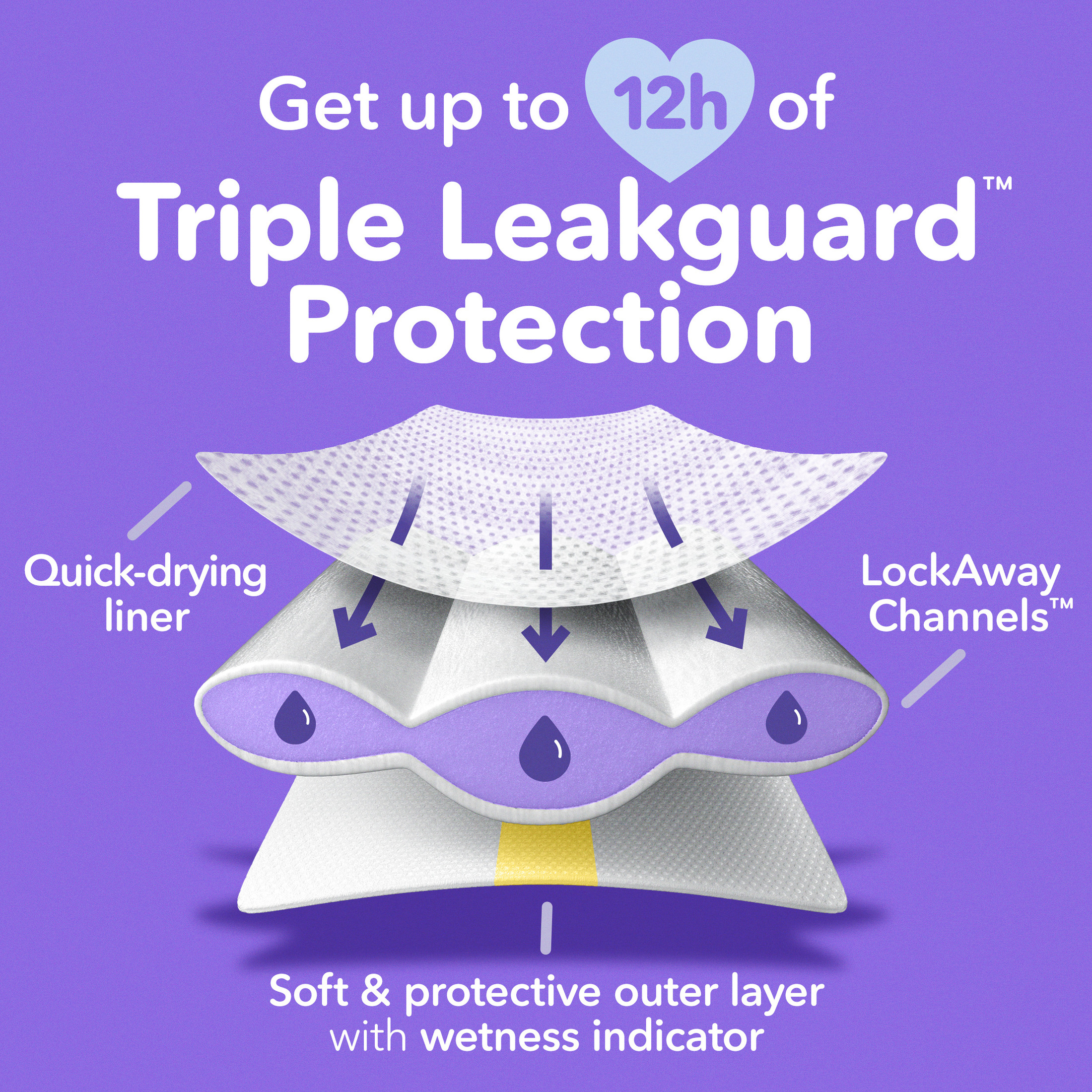 Luvs Protección Platino Pañales para bebé, Talla 5 (27+ lbs), 72 unidades 5