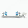 thumbnail image 2 of Double-row roller skates four-wheel skates aluminum alloy base roller skate accessories rollerskatingbracket, 2 of 3