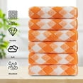 thumbnail image 5 of Smuge 12 Pack Washcloths, 13"x13" Quick Dry Hand Face Towels Cloth Soft Microfiber Drying Kitchen Dish Towels (Tangerine), 5 of 7