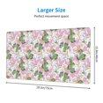 thumbnail image 2 of Naloa Lilies Flowers Gaming Mouse Pad Large Mouse Mat Long Extended Desk Pad Non-Slip Rubber Mice Pads Stitched Edges Thin Pad (16x29.5 Inch), 2 of 8