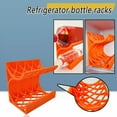 thumbnail image 6 of Clearance Rack under $10,Plastic Stackable Bottle Storage Holder Rack Holds 4 Bottles Standing Water Bottle/Wine And Drink Organizer Shelf For Kitchen Cabinet Fridge Countertop Pantry Freezer, 6 of 8