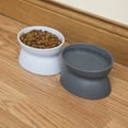 thumbnail image 4 of Kitty City, Cat Bowls, Plastic Elevated Feeding Pet Bowls, Multi-Color, O/S, 2 Pack, 4 of 6