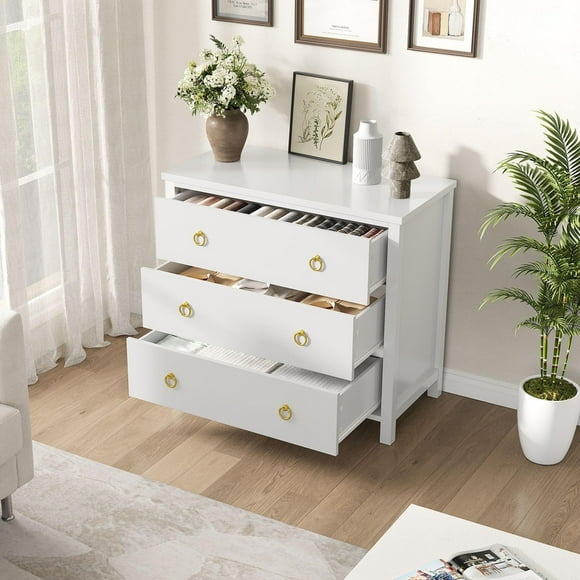 Dresser for Bedroom – 29" Tall Chest with Drawers, Clothes Storage Cabinet and Drawer Organizer for Living Room, Closet, or Hallway