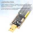 thumbnail image 5 of CH341A Programmer SOIC8 SOP8 Flash Chip Eeprom Programmer IC BIOS Test Clips EEPROM Programmer for Most of 24 25 Series 93C46 Flash BIOS USB Programmer Module (Double Clip+ USB), 5 of 12