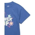 thumbnail image 3 of Athletic Works Girl's Short Sleeve Graphic T-Shirt, Sizes 4-18 & Plus, 3 of 3