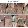 thumbnail image 5 of 2-Pack Heavy-Duty Paver Puller & Extractor Tool - Steel Paver Lifter with Micro-Type Teeth & Gripper, 5 of 5