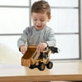 thumbnail image 6 of Forklift Alloy Engineering Vehicle Simulation Toy, Load Bulldozer Dump Truck and Excavator Car for Children Boys, Educational Pull-Back Construction Toy, 6 of 6