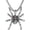 Tarantula, variant on Gothic Stainless Steel Spider Necklace for Men, Halloween Accessories