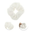 thumbnail image 3 of Ofertas Únicas 1 Pc Elegante Scrunchies Rizados para el Hogar Blanco, 3 of 5