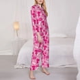thumbnail image 3 of Balery Poodle Dog Conjunto de Pijama con Estampado para Mujer, Conjunto de Dos Piezas con Manga Larga, Ropa de Dormir Suave con Bolsillos, Pijamas Cómodos-Small, 3 of 7