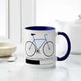 thumbnail image 4 of CafePress - Cycling Skills Loading - 11 oz Ceramic Mug - Novelty Coffee Tea Cup, 4 of 4