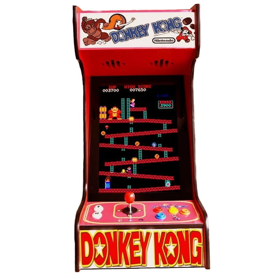 Doc & Pies Arcade Factory 412 Classic Games Arcade Console, Donkey Kong Art