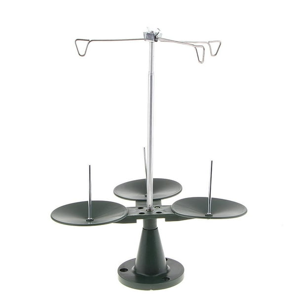 Universal Cone and Spool Stand Thread Holder with Sturdy Metal Base