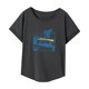 thumbnail image 3 of Camiseta de mujer de verano suave cuello redondo disfraz camisa de cuello redondo para mochilero M, 3 of 7