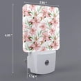 thumbnail image 2 of Fuzoiu Lilies Flowers Print Dusk to Dawn LED Night Light with Light Sensor, Energy-Efficient Touch-Safe Night Lamp for Home, Office, and Kids' Rooms-UK, 2 of 7