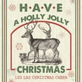 thumbnail image 2 of Pela Studio 15x15 White Modern Wood Framed Museum Art Print Titled - Farmhouse Holiday IV, 2 of 4