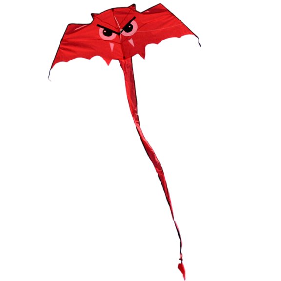 QccHieUs Vivid Flying Line Kite Long Tail Animal Toys Fun Large 59x22inch Sports Game Games for Park Adults Children Beginners Holiday Red