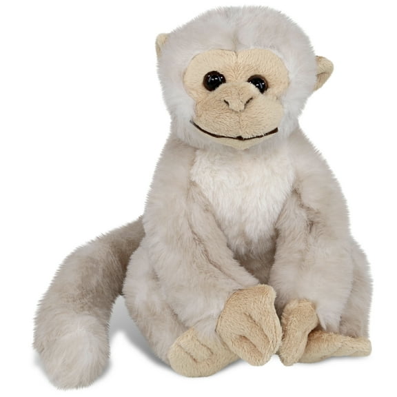 DolliBu Squirrel Monkey Stuffed Animal - Super Soft Stuffed Animal Squirrel Monkey Plush, Adorable Wildlife Animal Squirrel Monkey Doll, Cute Zoo Stuffed Animals for Kids and Adults - 12 Inches
