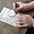 thumbnail image 3 of Magnifying Glass Necklace Gift, Reading Magnifying Glass Pendant Necklace For Elderly, Magnifying Lens For Books, Newspapers, Reading Jewelry, 3 of 5