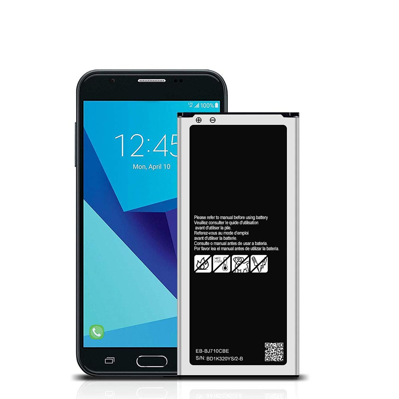 For Verizon Samsung Galaxy J7 V Sm J727v Replacement Battery Eb Bj710cbe Walmart Com